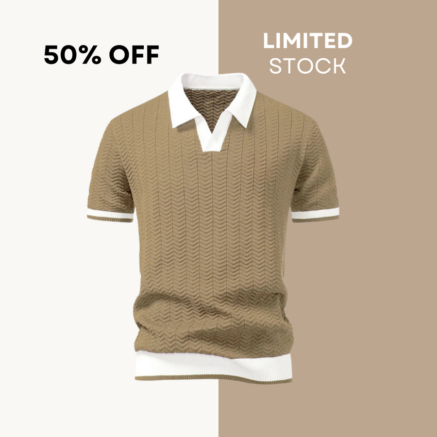 50% OFF | Prestige Contrast Polo Shirt – Italian Edition