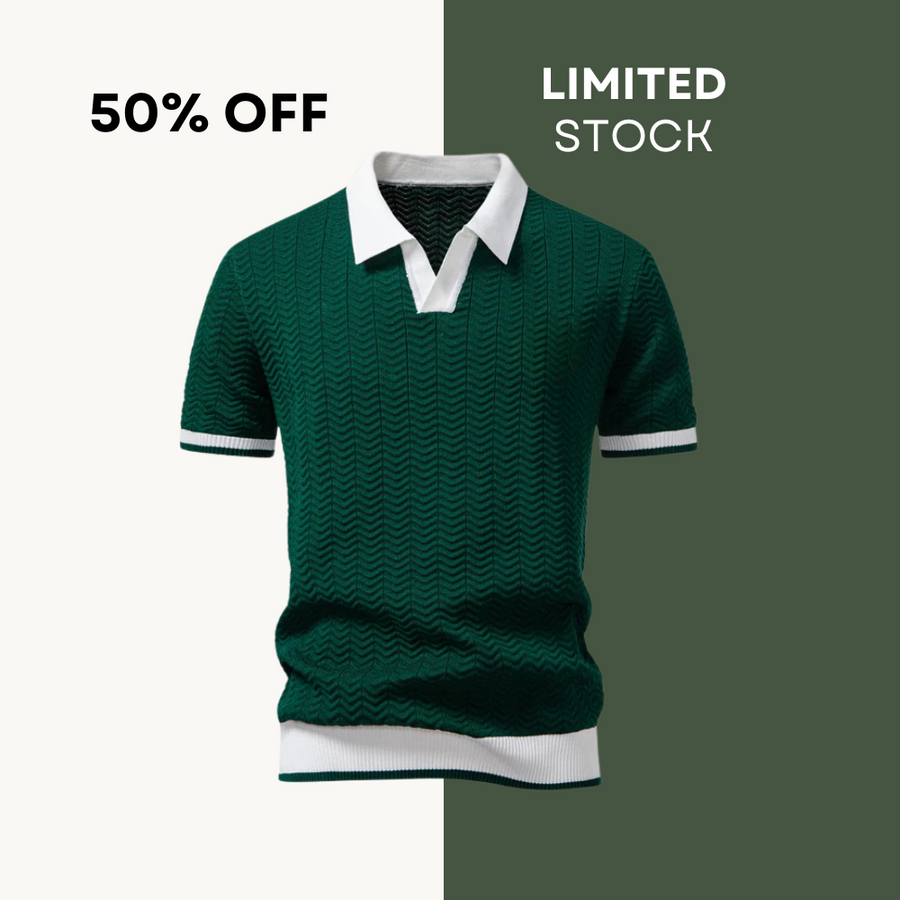 50% OFF | Prestige Contrast Polo Shirt – Italian Edition