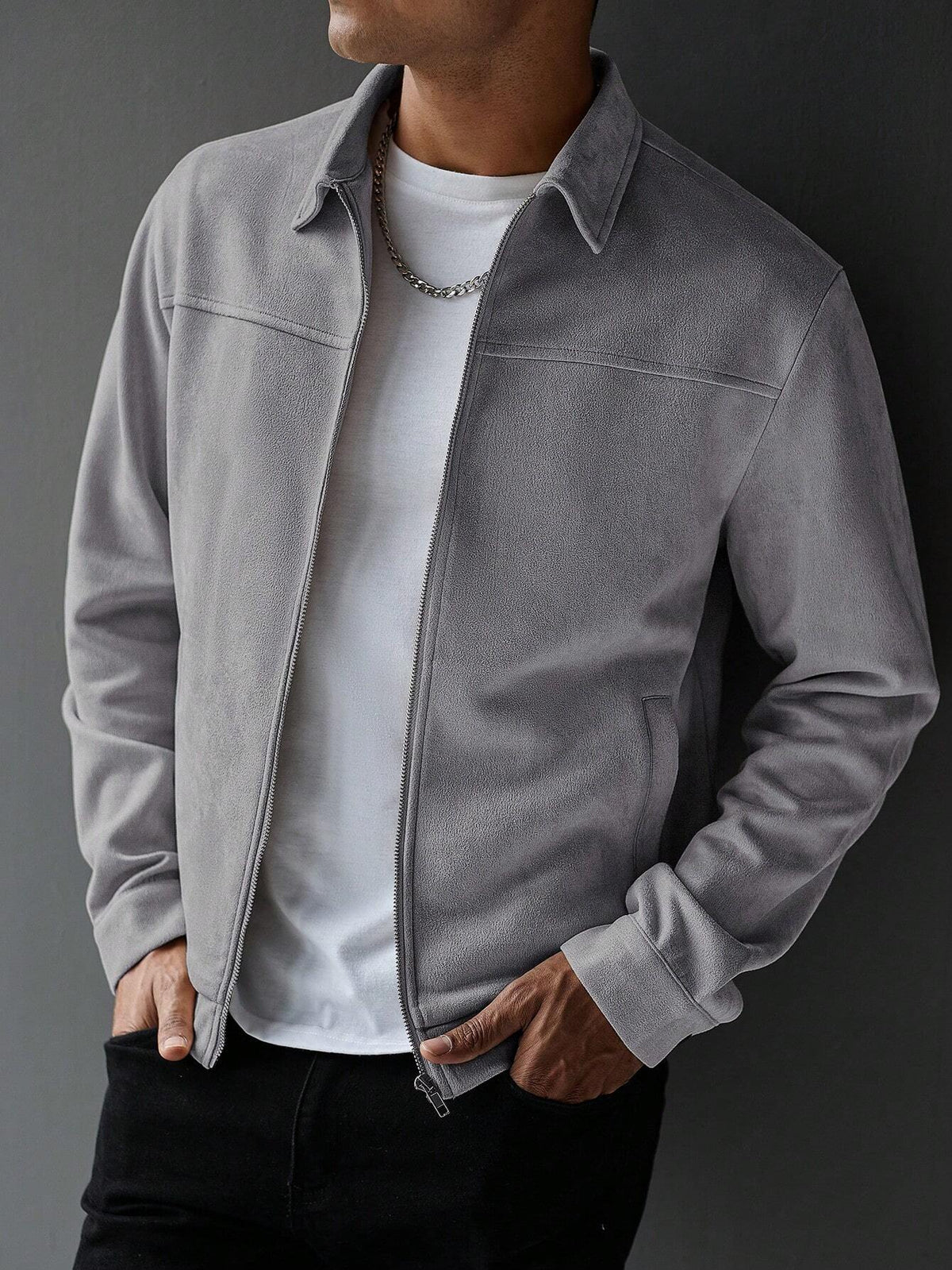 Old Money Casual Solid Color Jacket