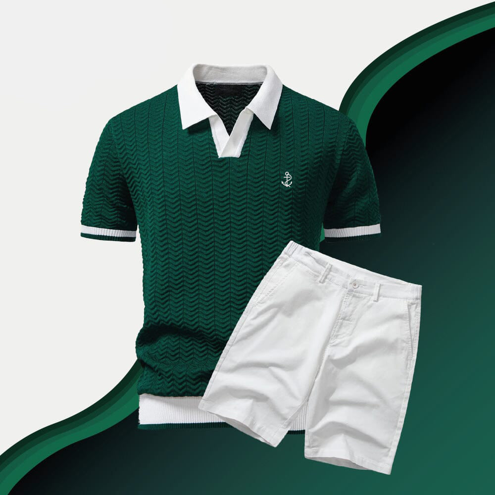 Old Money Polo Shirt + Shorts Set