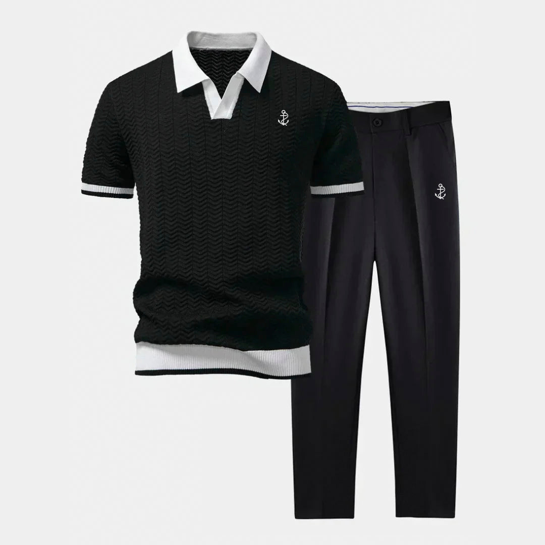 Polo & Tapered Pants Set