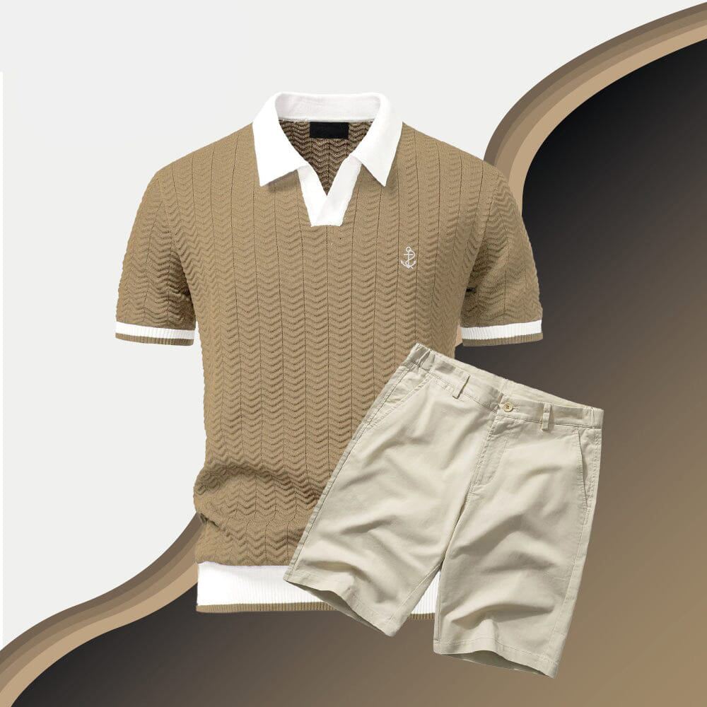 Old Money Polo Shirt + Shorts Set