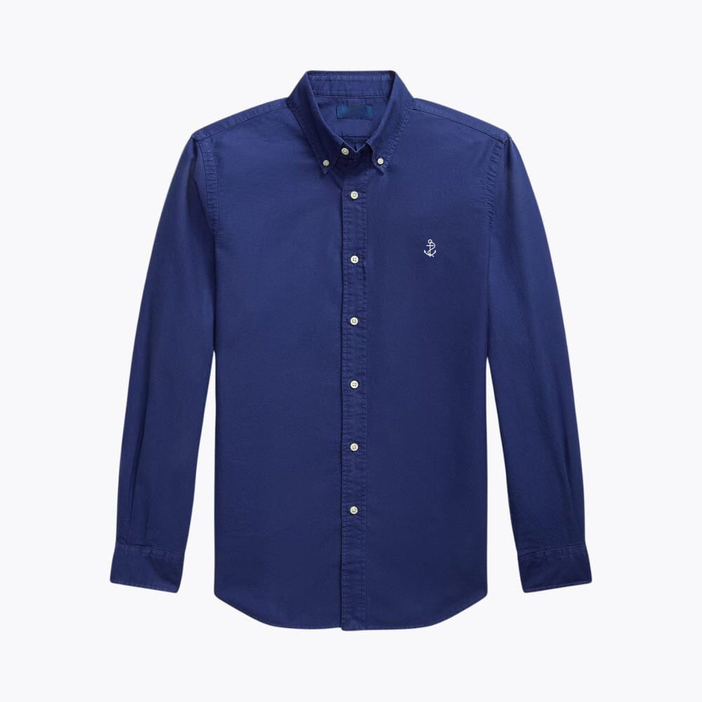 Slim Fit Garment-Dyed Oxford Shirt