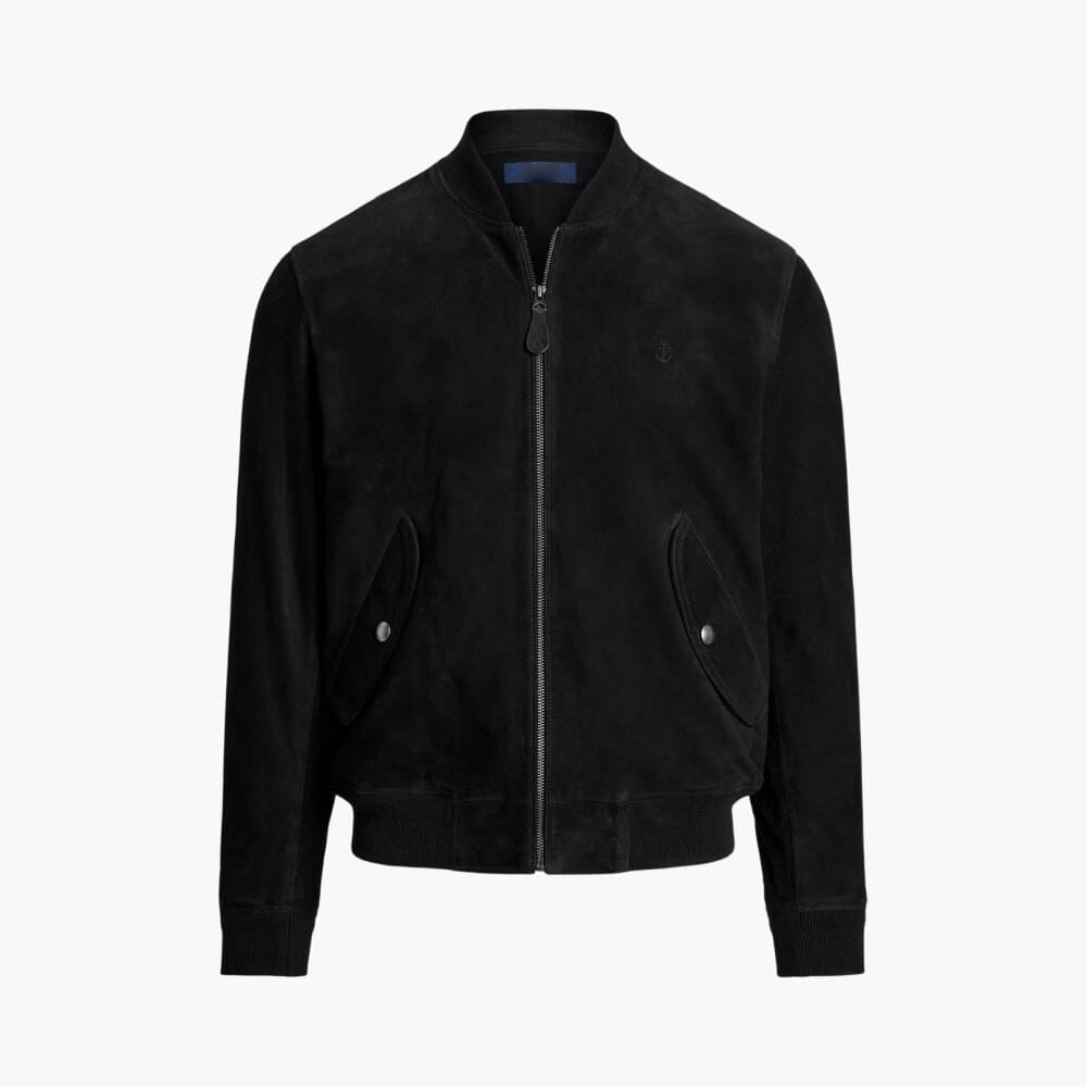 Suede Bomber Jacket