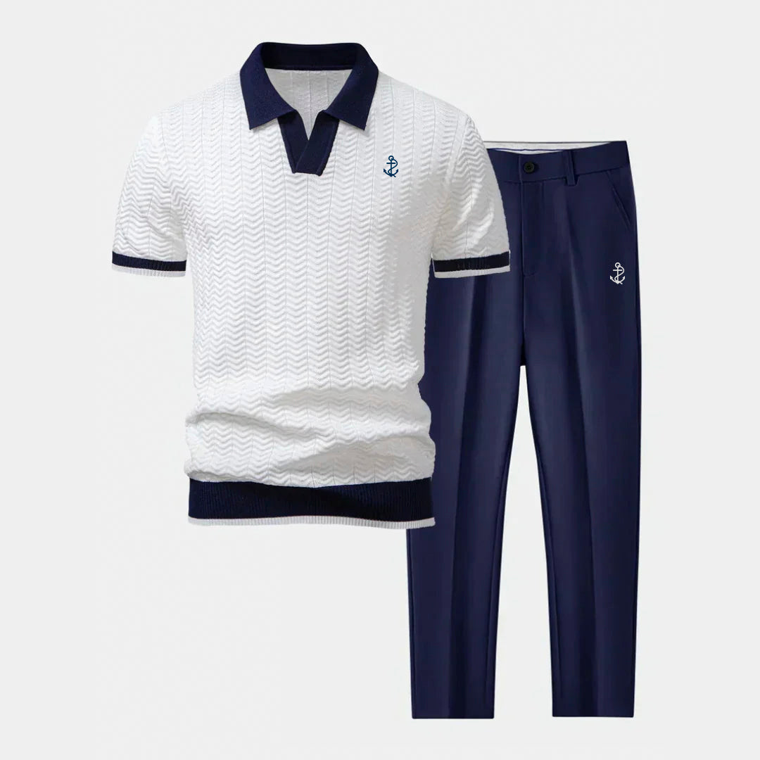 Polo & Tapered Pants Set