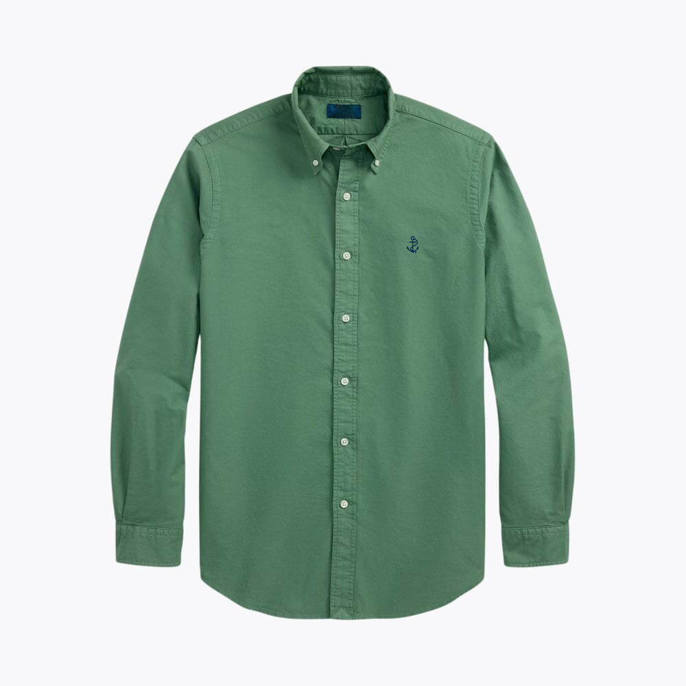 Slim Fit Garment-Dyed Oxford Shirt