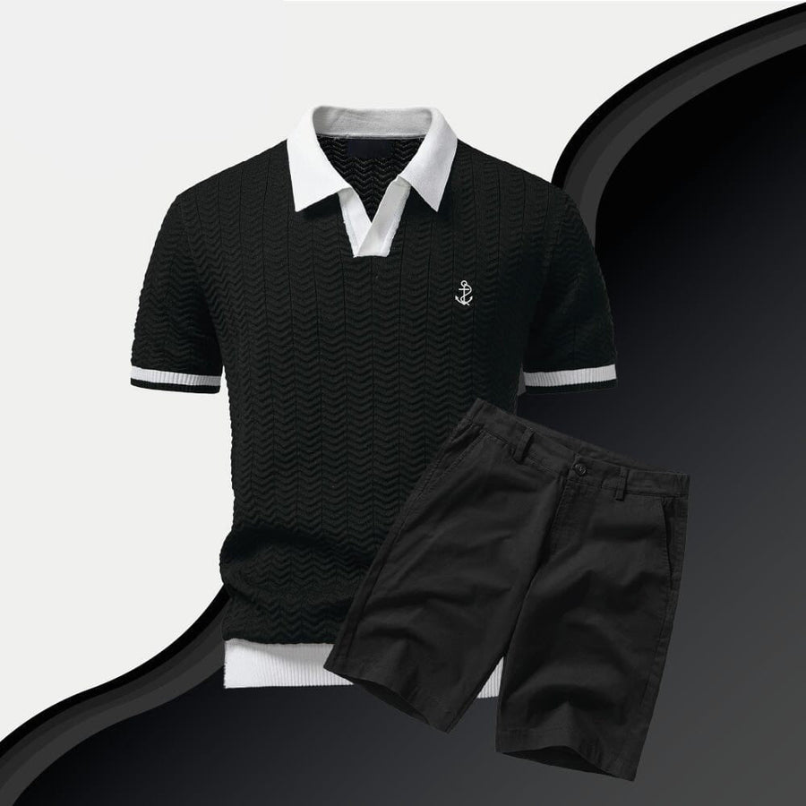Old Money Polo Shirt + Shorts Set
