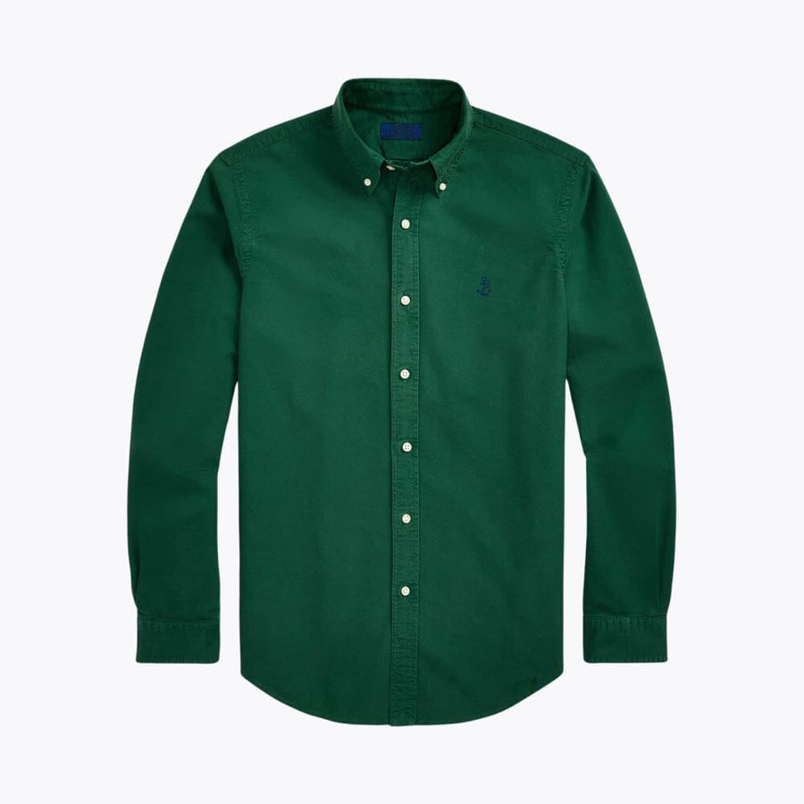 Slim Fit Garment-Dyed Oxford Shirt