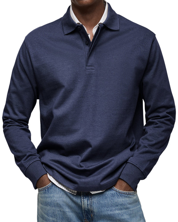 Alexandre™ | Casual Long Sleeve Polo Shirt