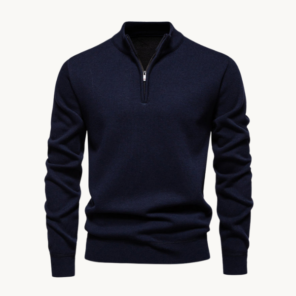Classic Zip Pullover - Sweater