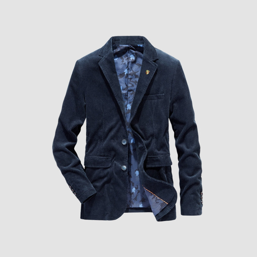 Old Money Corduroy Casual Suit Jacket
