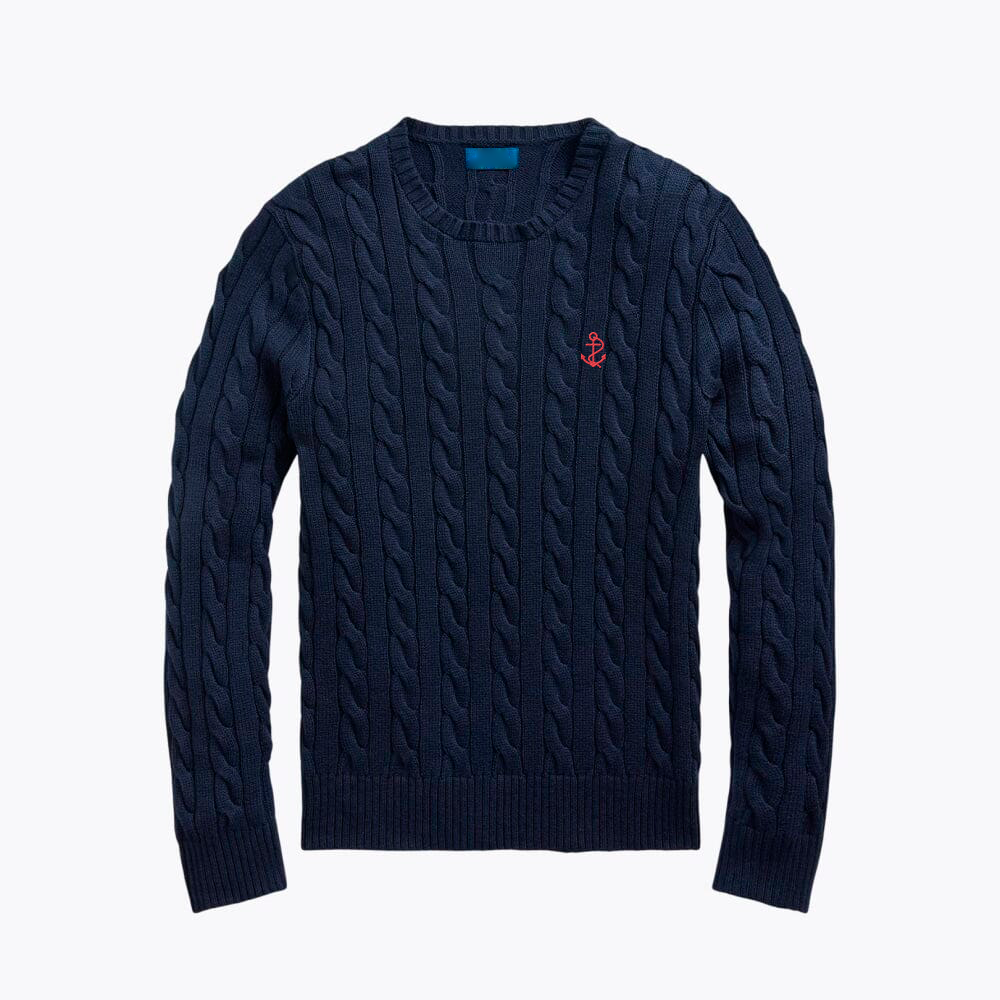 Cable-Knit Cotton Jumper