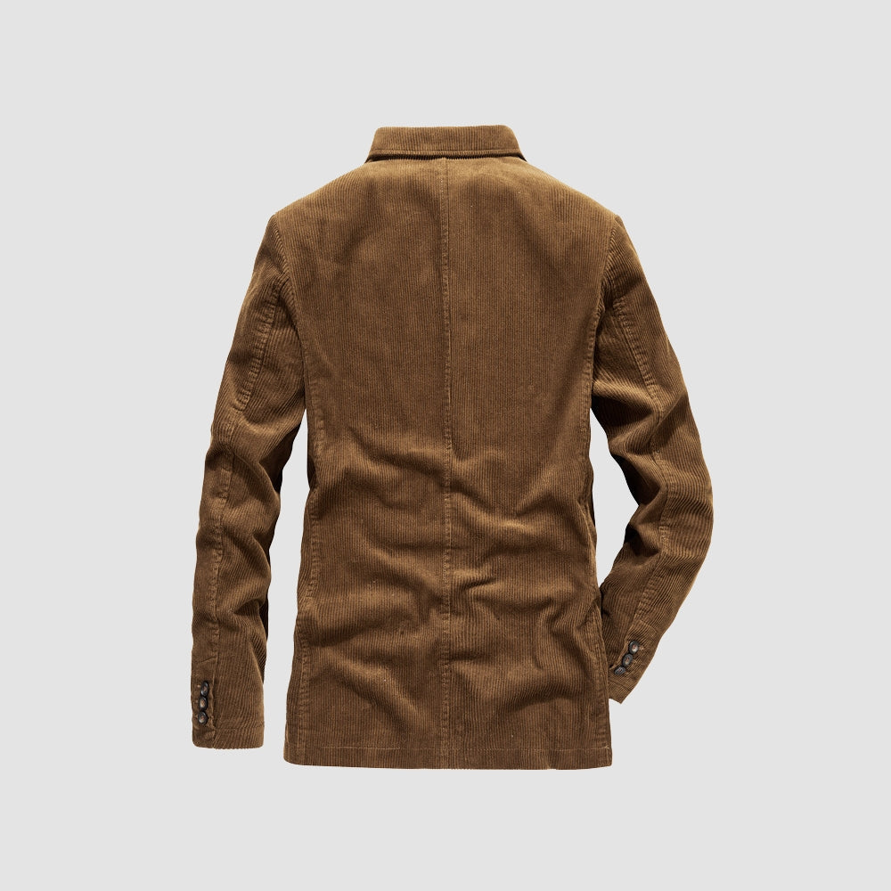 Old Money Corduroy Casual Suit Jacket