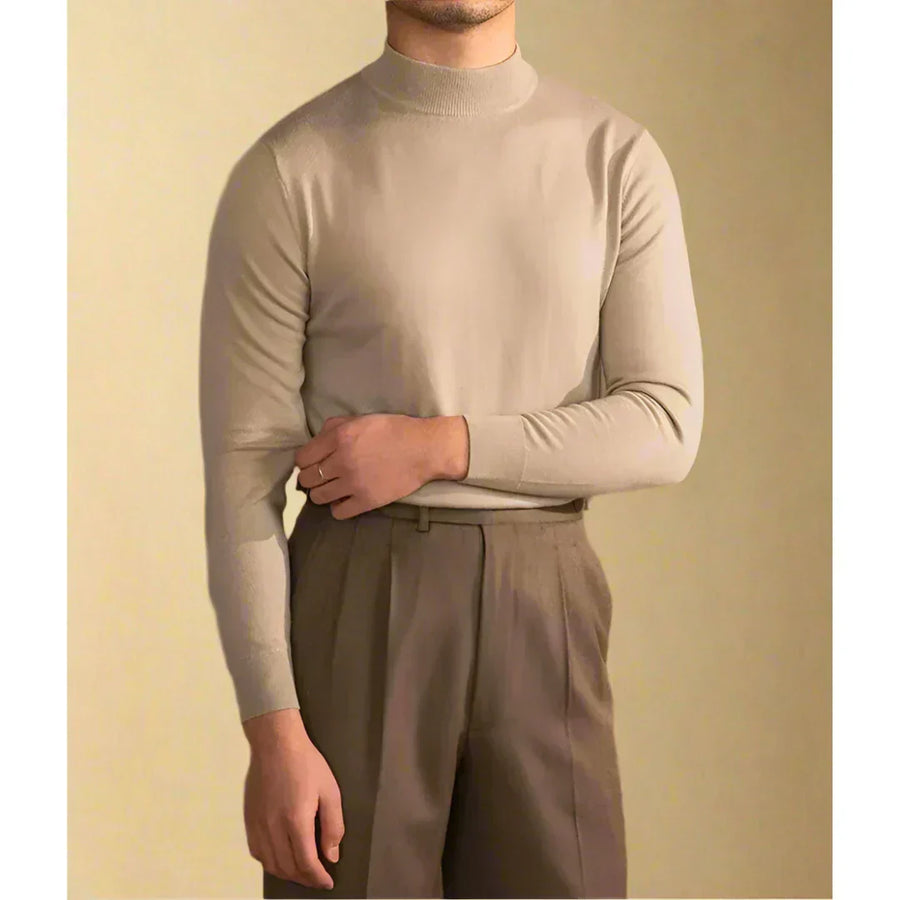 Old Money Cashmere Turtleneck Sweater