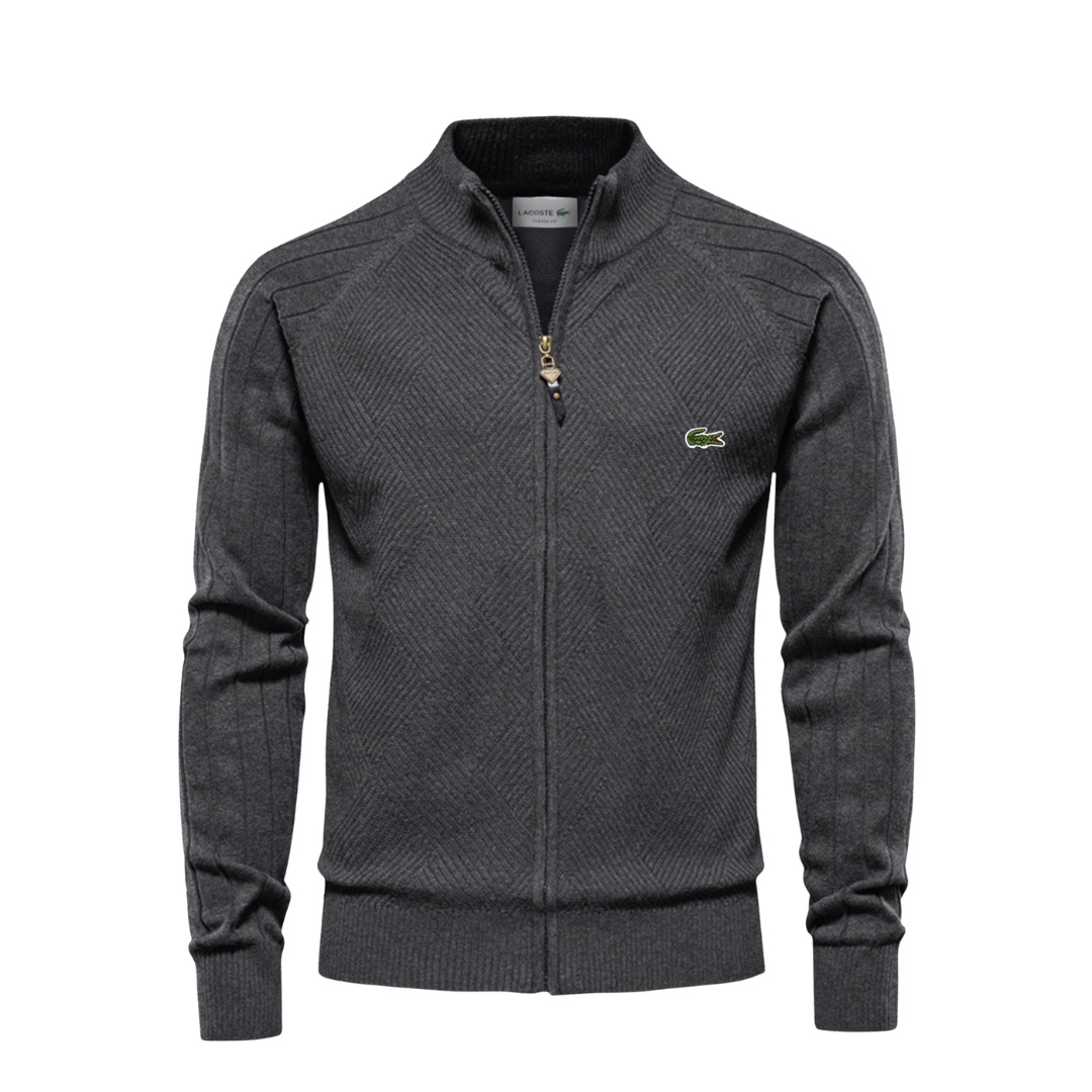 LC Pull Zippé Texturé Homme