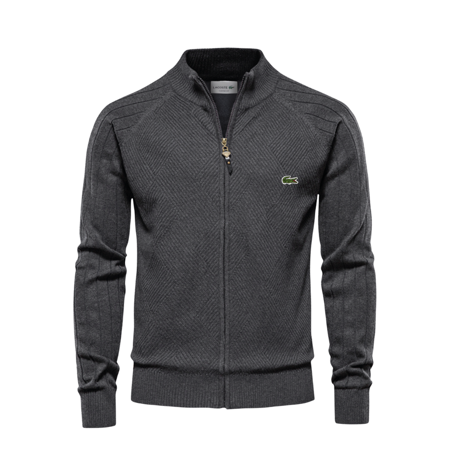 LC Pull Zippé Texturé Homme
