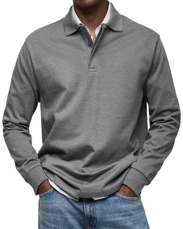 Alexandre™ | Casual Long Sleeve Polo Shirt