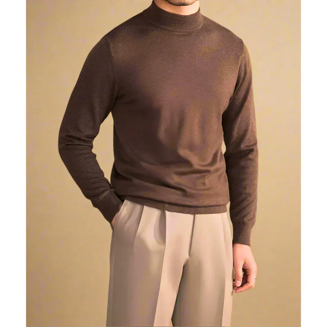 Old Money Cashmere Turtleneck Sweater