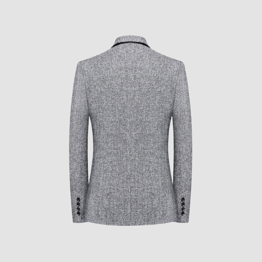 Old Money Italian Style Slim Fit Single-Breasted Suit Jacket