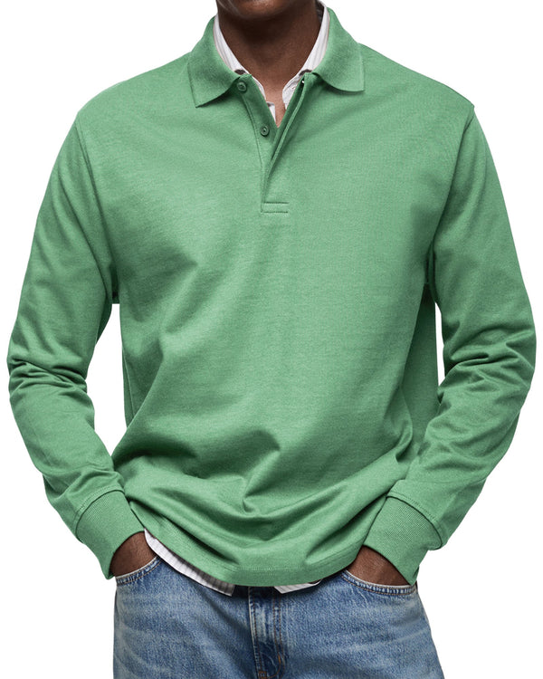 Alexandre™ | Casual Long Sleeve Polo Shirt