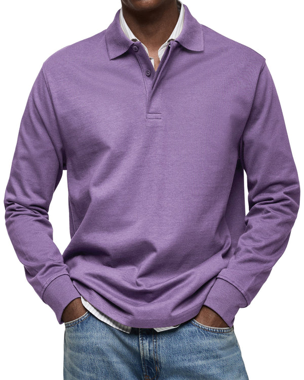 Alexandre™ | Casual Long Sleeve Polo Shirt