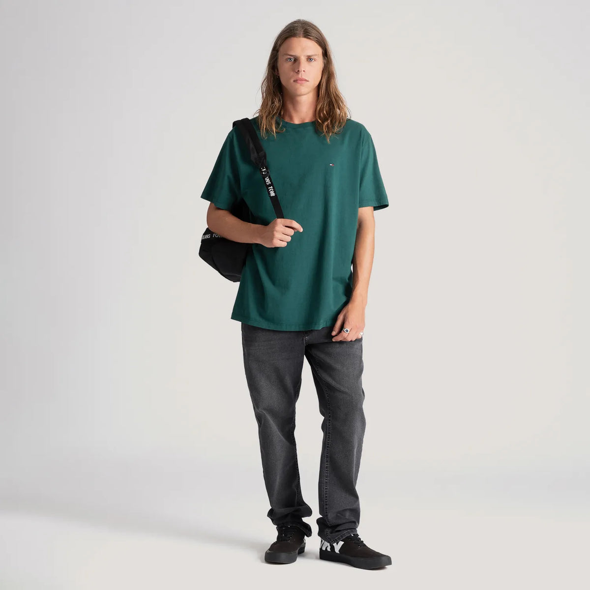 Classic Slim C-Neck T-Shirt - Dark Green