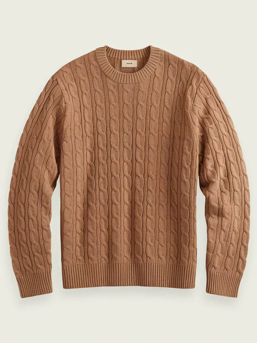 Old Money Cable-knit Pullover