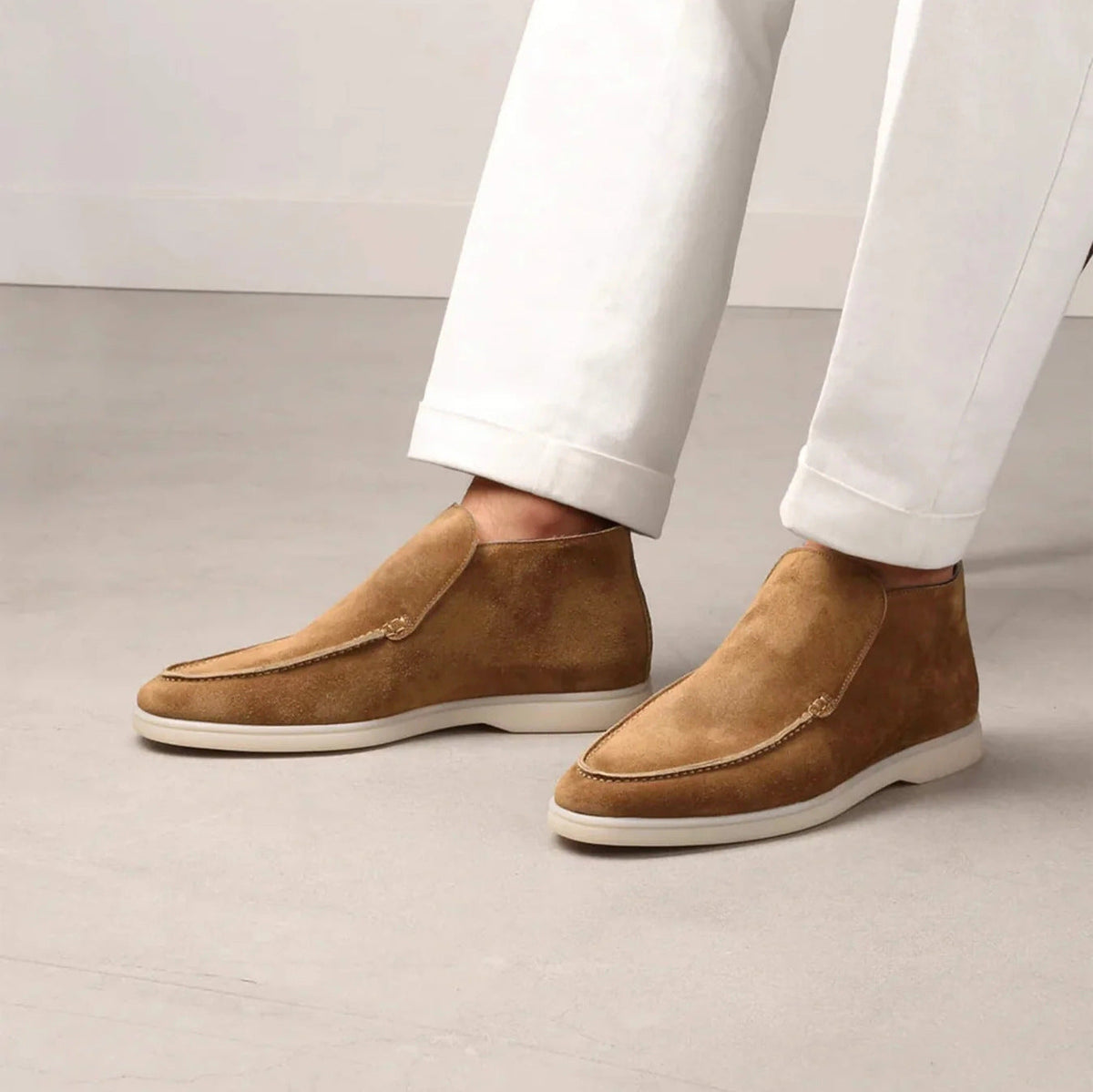 CAPRICE HIGH SUEDE LOAFERS