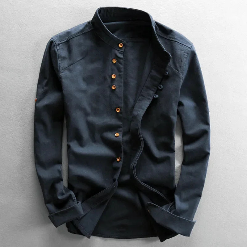 Asuka Japanese Linen Shirt