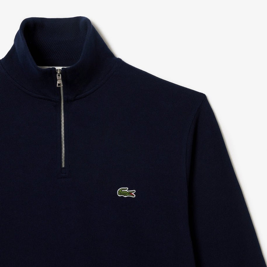 Zippered Stand Up Collar Sweat