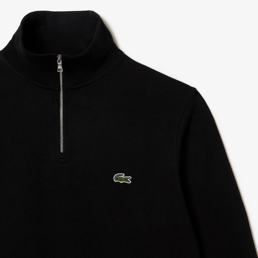 Zippered Stand Up Collar Sweat