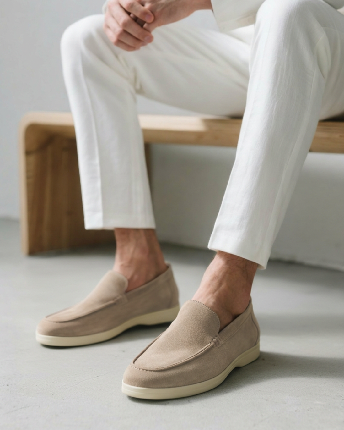 Wildleder Slipper
