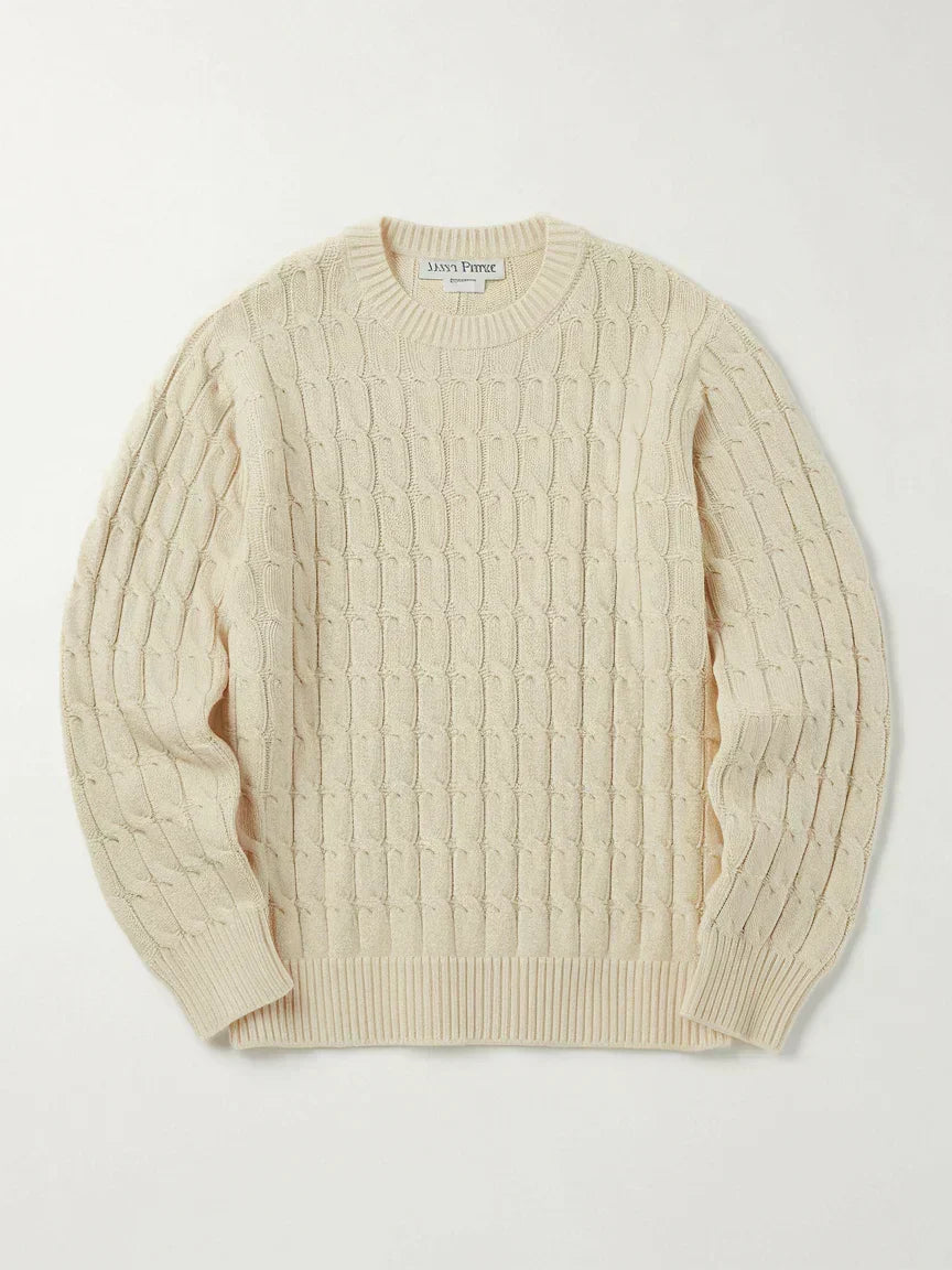 Old Money Cable-knit Pullover