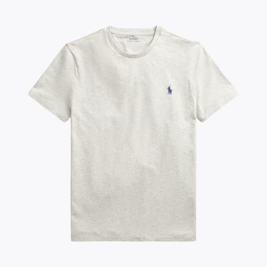 Fitted Cotton Crewneck T-Shirt