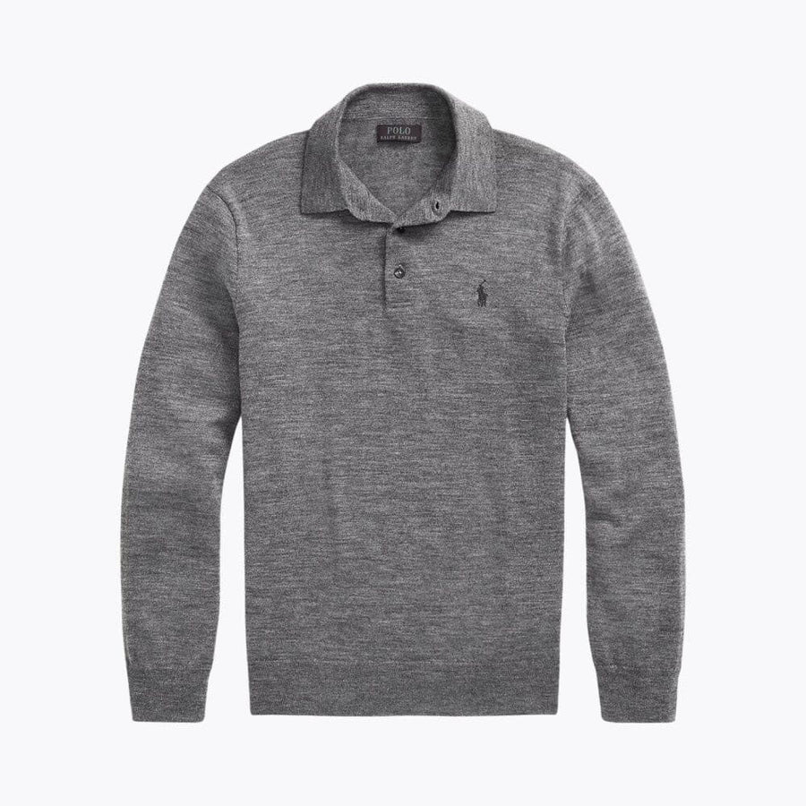 Fit Wool Collared Sweater