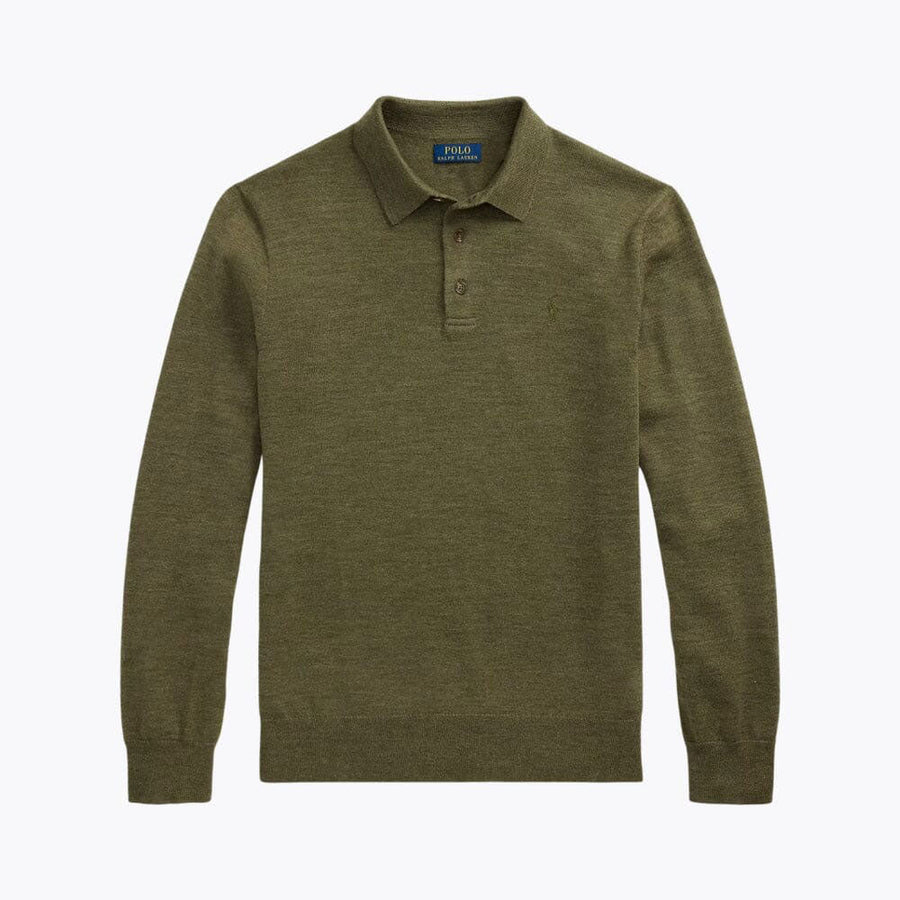 Fit Wool Collared Sweater